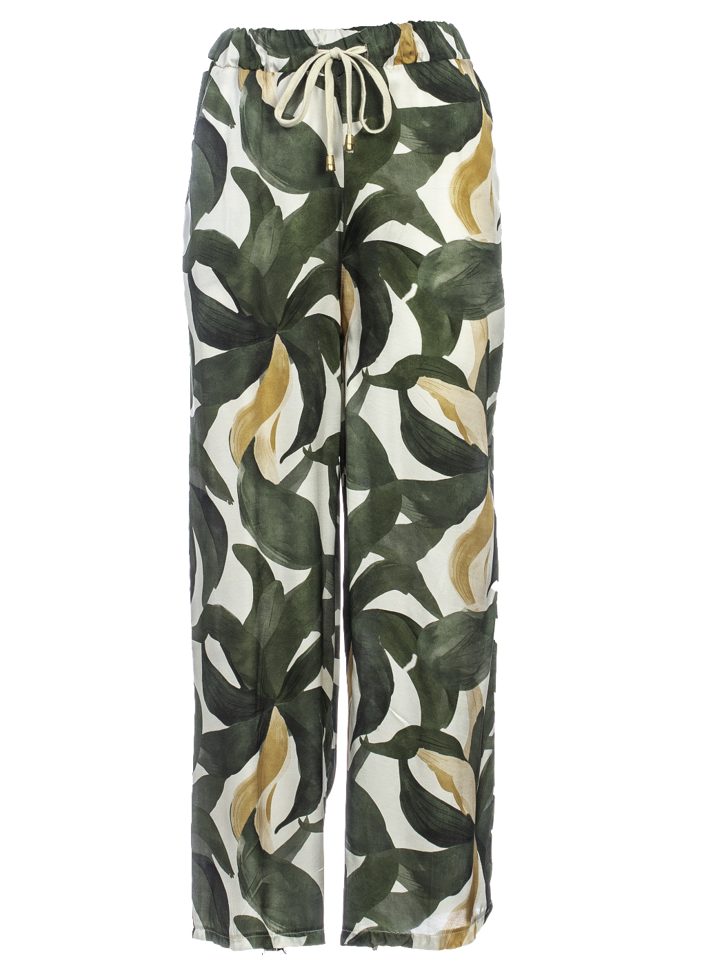 PANTALONE COULISSE STAMPATO, 4TG - GREEN